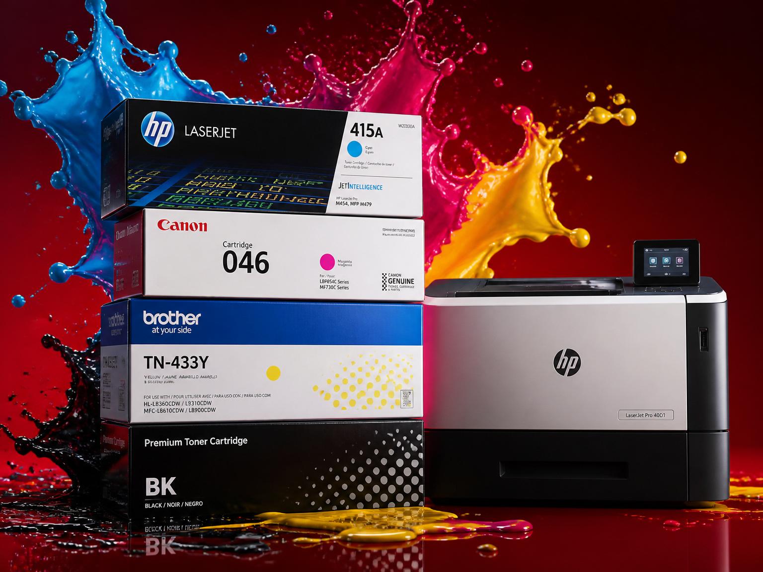 Toners and printer